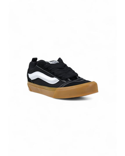 Vans Black Suede Leather Low Top Sneakers