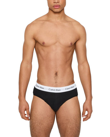 Calvin Klein Underwear Black And White Cotton Briefs