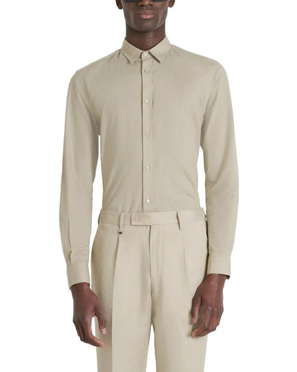 Antony Morato Beige Cotton Shirt