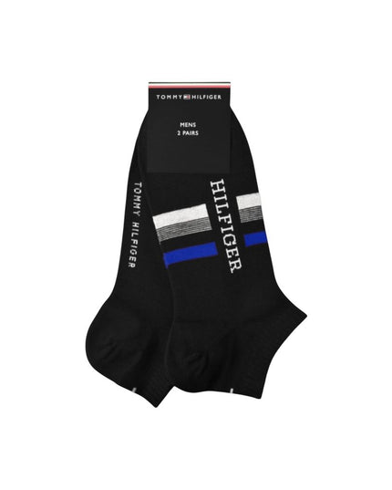 Tommy Hilfiger Black Cotton Sock