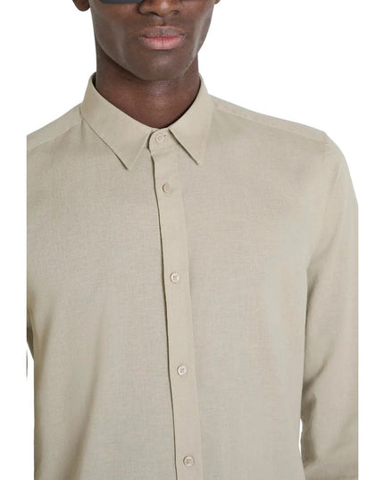 Antony Morato Beige Cotton Shirt