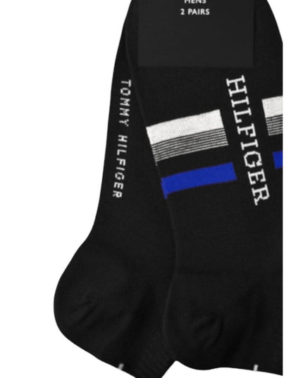 Tommy Hilfiger Black Cotton Sock