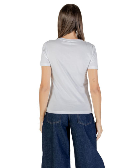 Only Orange Cotton T-Shirt