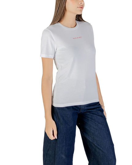 Only Orange Cotton T-Shirt