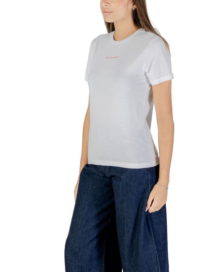 Only Orange Cotton T-Shirt