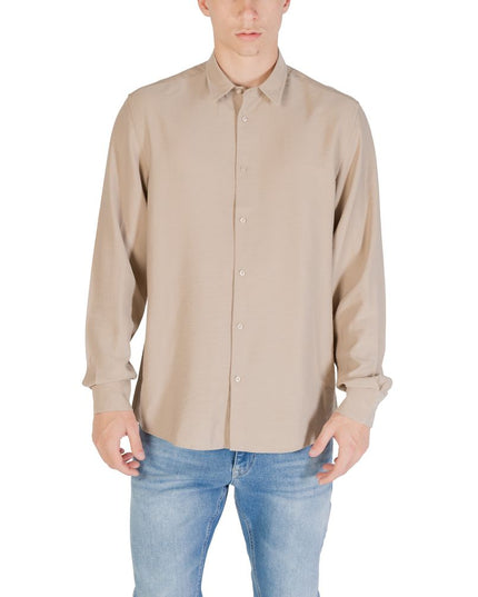 Antony Morato Beige Viscose Shirt