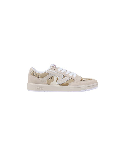 Vans Beige Suede Leather Low Top Sneakers