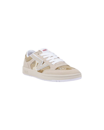Vans Beige Suede Leather Low Top Sneakers