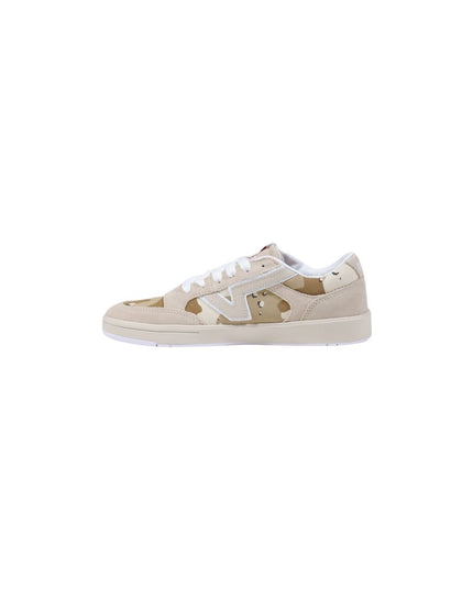 Vans Beige Suede Leather Low Top Sneakers