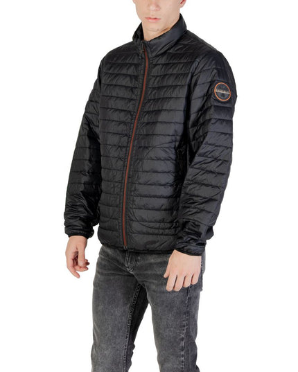 Napapijri Black Polyamide Coat