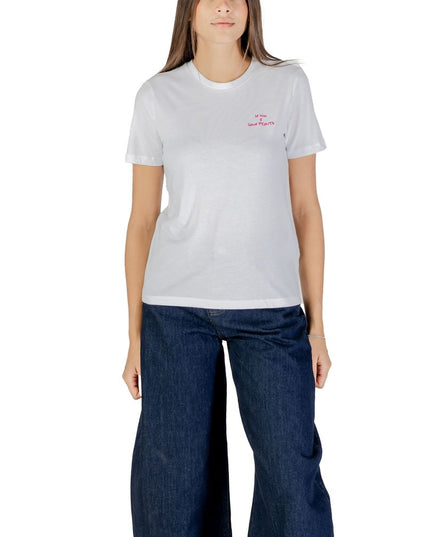 Only Pink Cotton T-Shirt