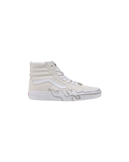 Vans White Suede Leather High Top Sneakers