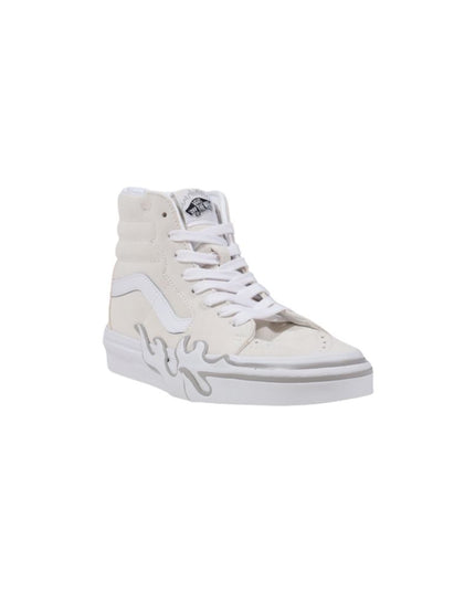 Vans White Suede Leather High Top Sneakers