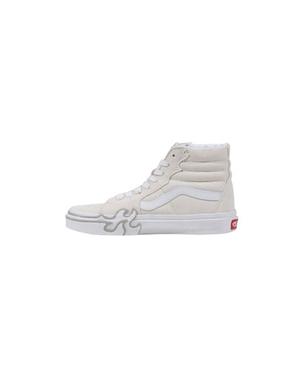 Vans White Suede Leather High Top Sneakers