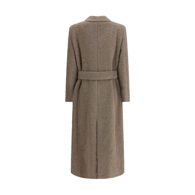 Golden Goose Beige Fleece Wool Coat