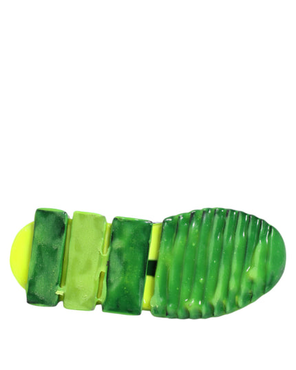 Dolce & Gabbana Black White Slip On Sorrento Sneakers Shoes