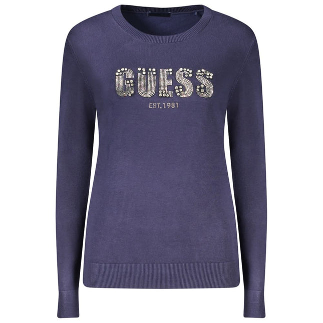 Guess Jeans Blue Viscose Women Sweater