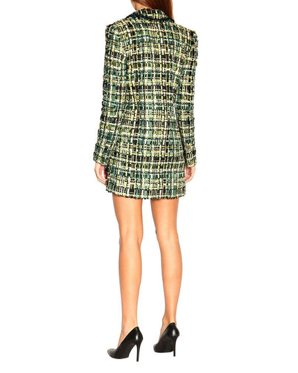 Elisabetta Franchi Green Viscose Women Blazer