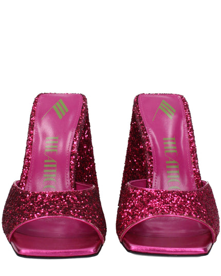 The Attico Pink Plastic Platform Sandals