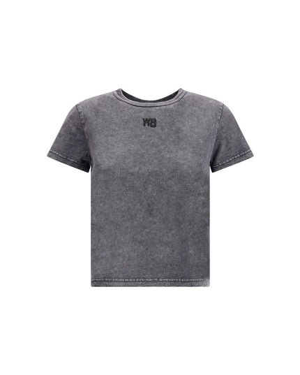 Alexander Wang Gray Cotton T-Shirt
