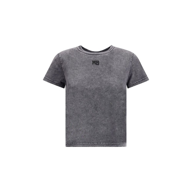 Alexander Wang Gray Cotton T-Shirt