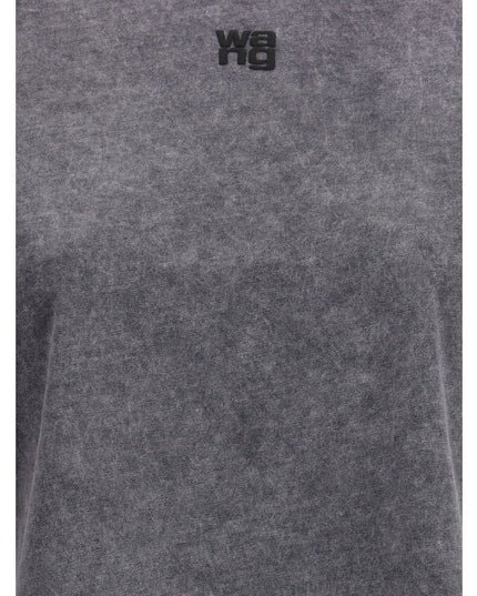 Alexander Wang Gray Cotton T-Shirt