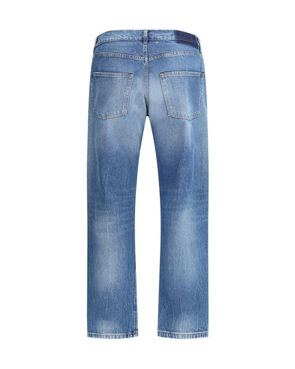 Margiela Blue Cotton Jeans Denim
