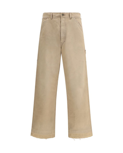 Margiela Beige Cotton Casual Pants