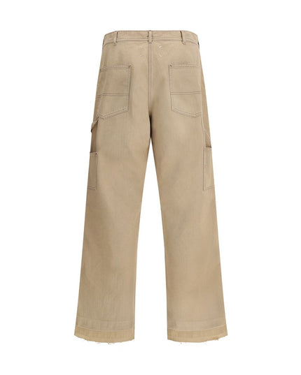 Margiela Beige Cotton Casual Pants