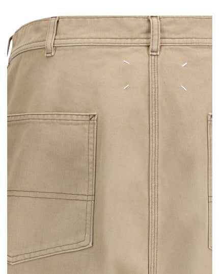Margiela Beige Cotton Casual Pants