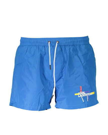 Karl Lagerfeld Blue Polyester Swimwear