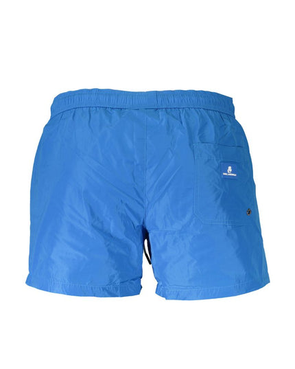 Karl Lagerfeld Blue Polyester Swimwear