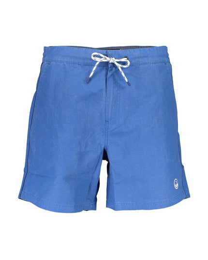 North Sails Blu Polyester Men's Swim Trunk
