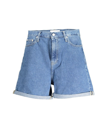Calvin Klein Azzurro Cotton Women Short