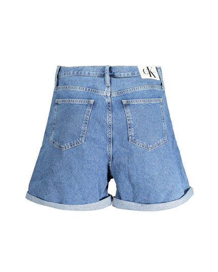 Calvin Klein Azzurro Cotton Women Short