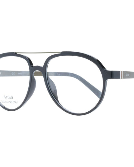 Sting Black Plastic Glasses (Frames)