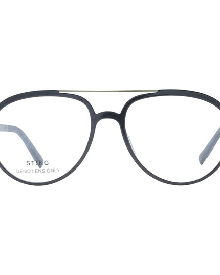 Sting Black Plastic Glasses (Frames)