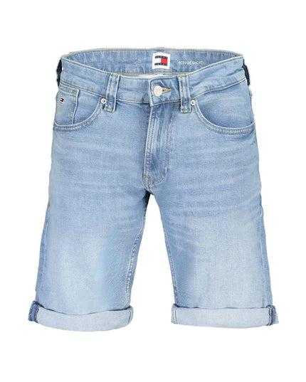 Tommy Hilfiger Azzurro Cotton Mens Short