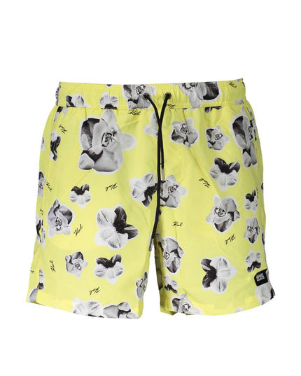 Karl Lagerfeld Yellow Polyester Swimwear