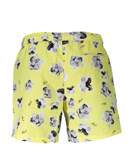 Karl Lagerfeld Yellow Polyester Swimwear