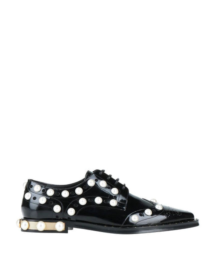 Dolce & Gabbana Black Leather Oxfords And Derby