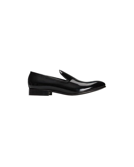 Roberto Pepe Luxury Black Calfskin Men Loafer