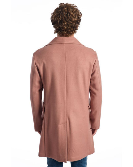 Roberto Pepe Luxury Multicolor Wool Men Jacket