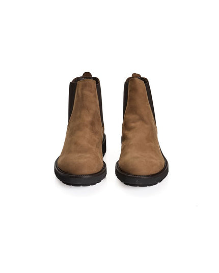 Roberto Pepe Luxury Brown Calfskin Men Boot