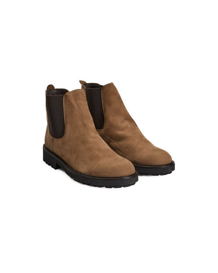 Roberto Pepe Luxury Brown Calfskin Men Boot
