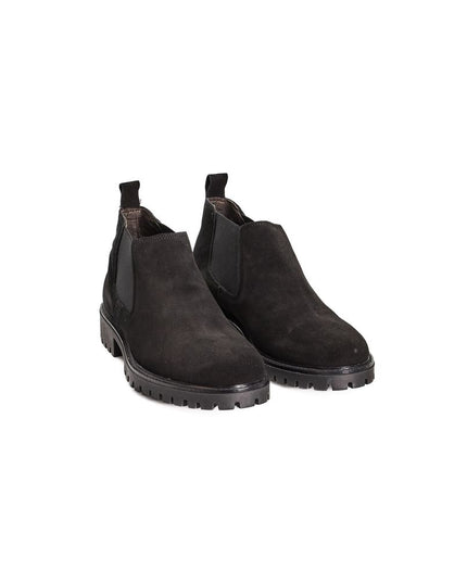 Roberto Pepe Luxury Black Calfskin Men Boot