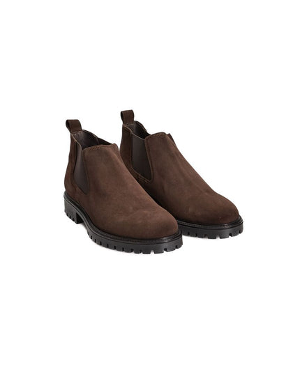 Roberto Pepe Luxury Brown Calfskin Men's Boot