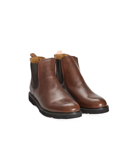 Roberto Pepe Luxury Brown Calfskin Men Boot