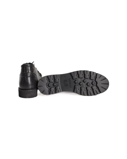 Roberto Pepe Luxury Black Calfskin Men Boot