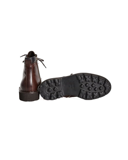 Roberto Pepe Luxury Brown Calfskin Men Boot